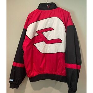 Chase Dale Earnhardt Jr. #3 NASCAR Bud Racing Windbreaker‎ Lined Jacket Sz XL